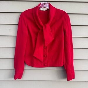 Vintage wool sailor jobot collar shirt AS IS holes